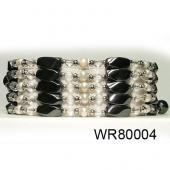 36inch Clear Crystal, Pearl High Power Black Magnetic Hematite beads Pearl Bracelet Necklace Jewelry All in One Set